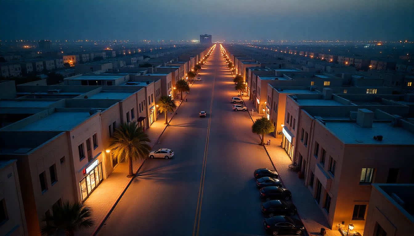 Commercial rental properties in Ajman, small businesses and retail spaces bustling with activity