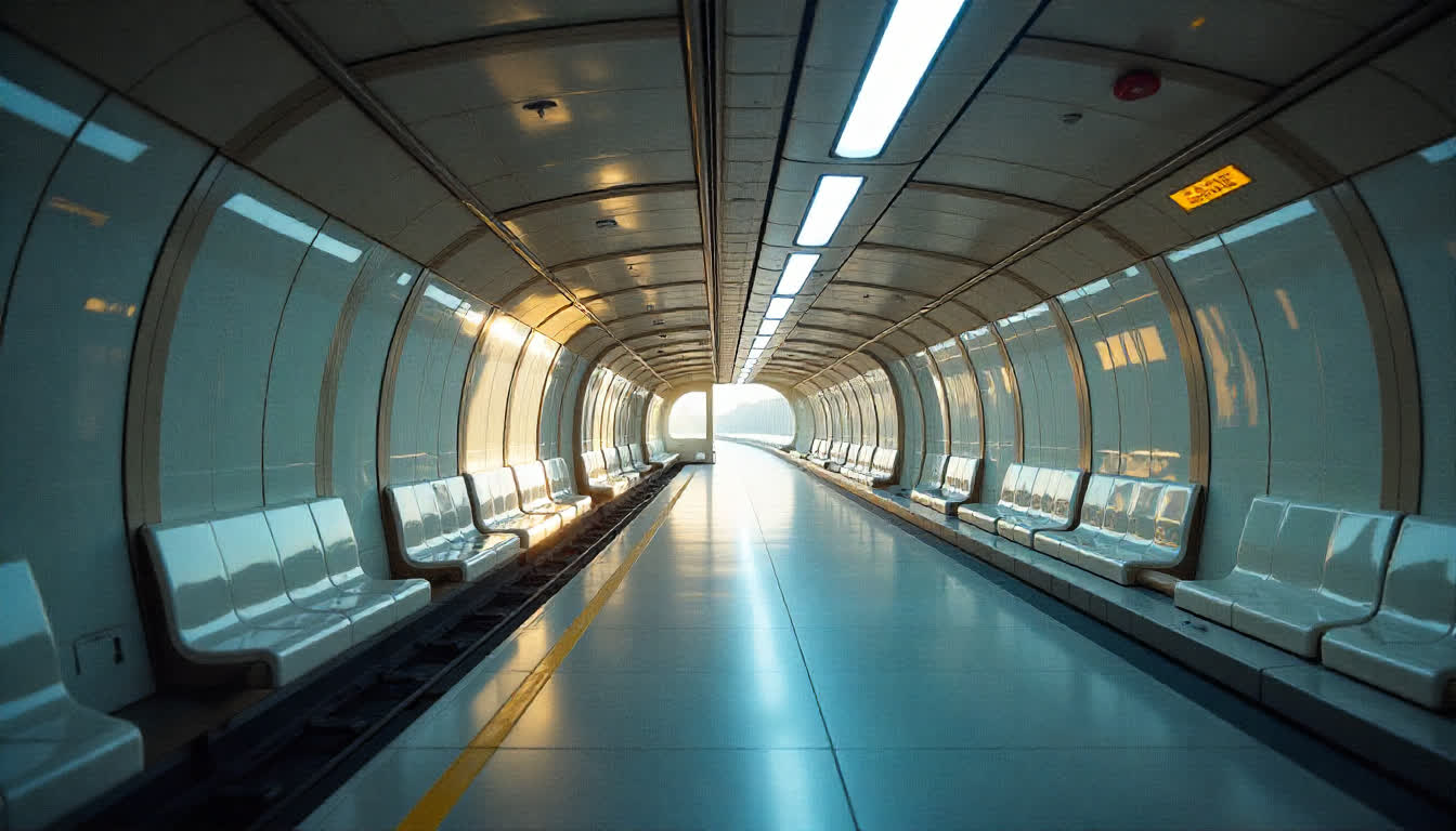 Dubai metro, roads, and futuristic transport systems