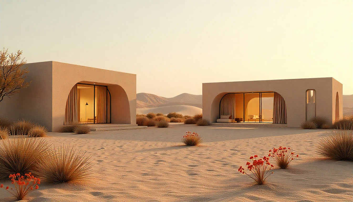 Ghayathi modern buildings and sustainable desert housing design, 16:9