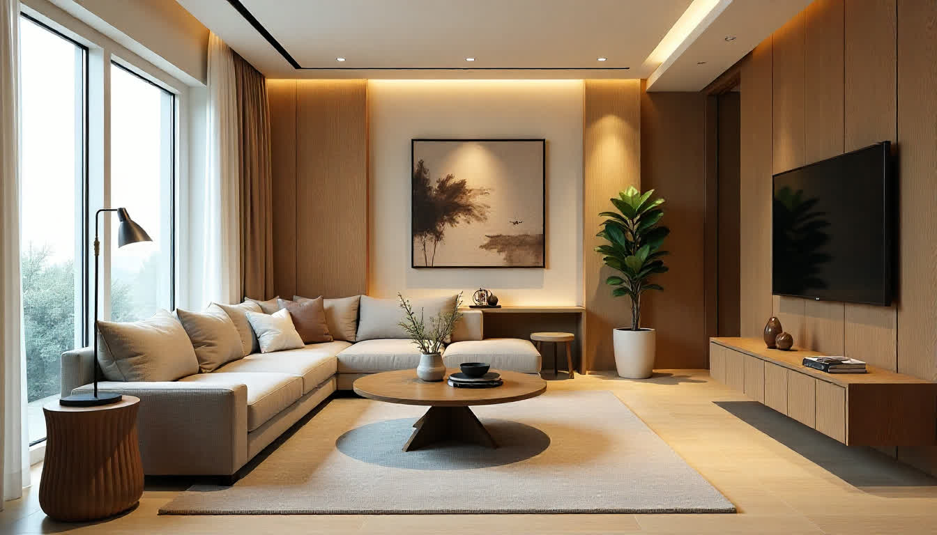 Interior design trends in UAE apartments, luxury furnishings, and stylish decor