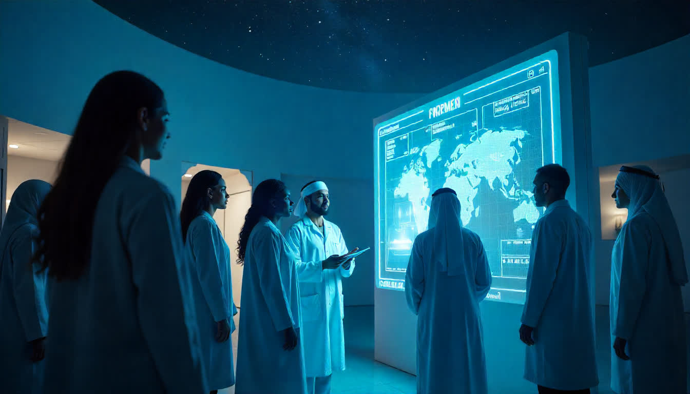 State-of-the-art hospitals in UAE with doctors, advanced medical technology, and international patients